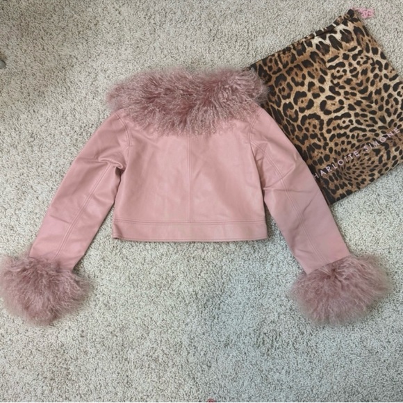 🚫 SOLD 🚫 Free People x Charlotte Simone Cropped Penny Faux Leather Jacket 💞 - Picture 14 of 16